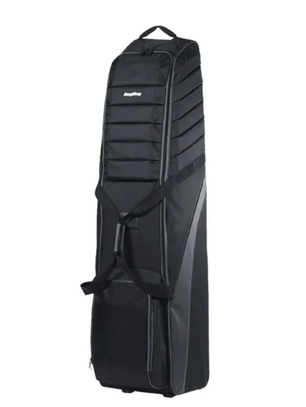 Bag Boy T-750 Golf Bag Rolling Padded Travel Cover Black/Charcoal